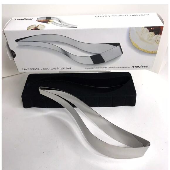 MAGISSO STAINLESS STEEL CAKE SERVER ALWAYS EVEN! - Picture 1 of 6